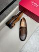 Ferragamo Man Dark Brown Calfskin Business Leather Shoes 0428103 (3)_th.jpg